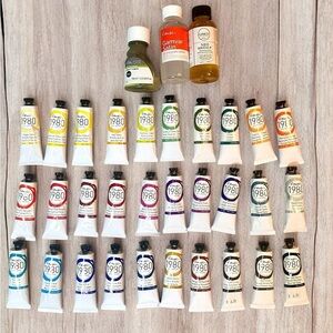 New Gamblin 1980 Oil Paints, Lot of 30,- 37mL 
 Bundle Artist’s Painting Supply